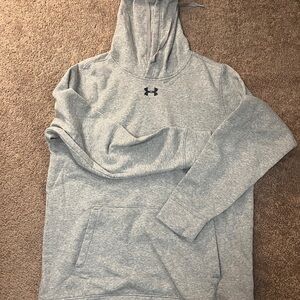 Under Armour Light Gray Pullover Hoodie